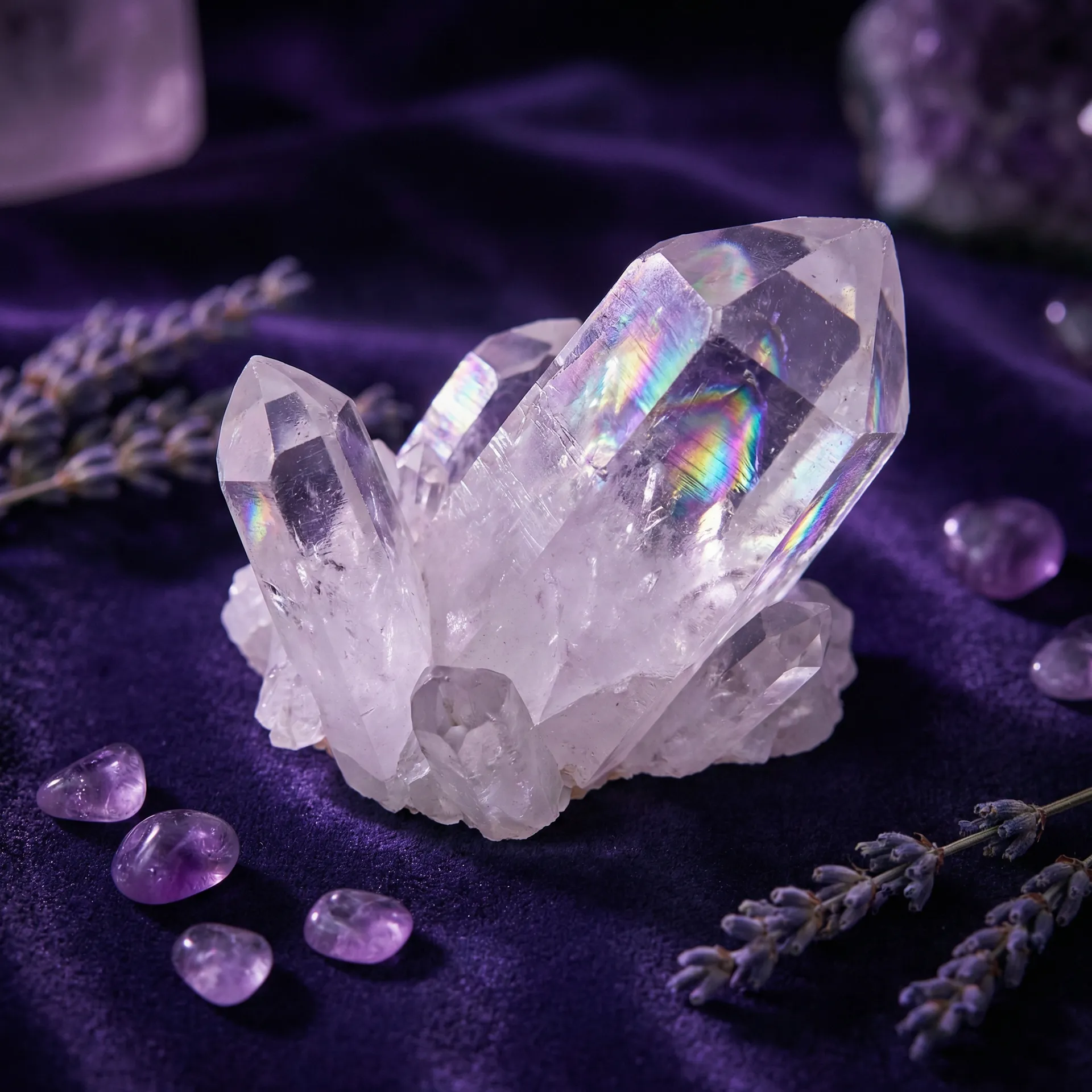 天然白水晶 - 宝贝流了怎么多还说不要 | 神秘学好物